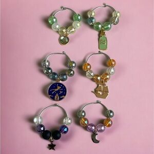 129 Disney Peter Pan/Tinkerbell Themed wine glass charms